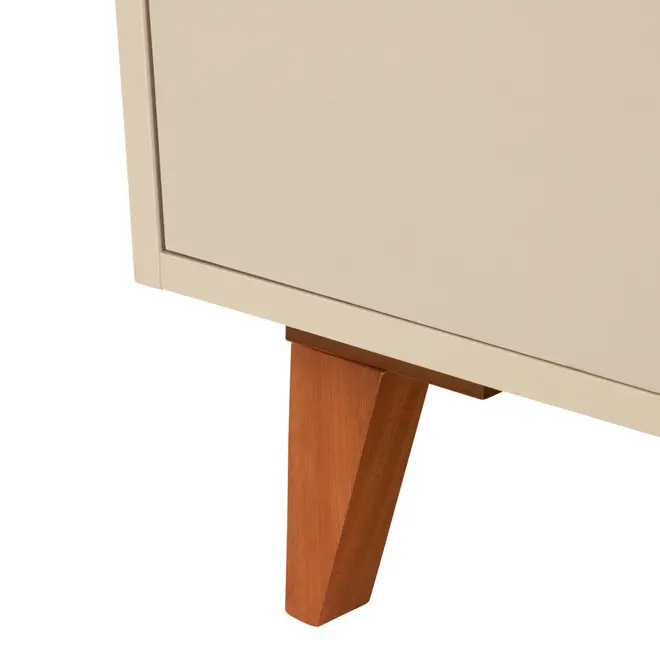 PANELEIRO 2 PORTAS 60 CM X 2,21 M LIN - BEGE/NOZES - Foto 10