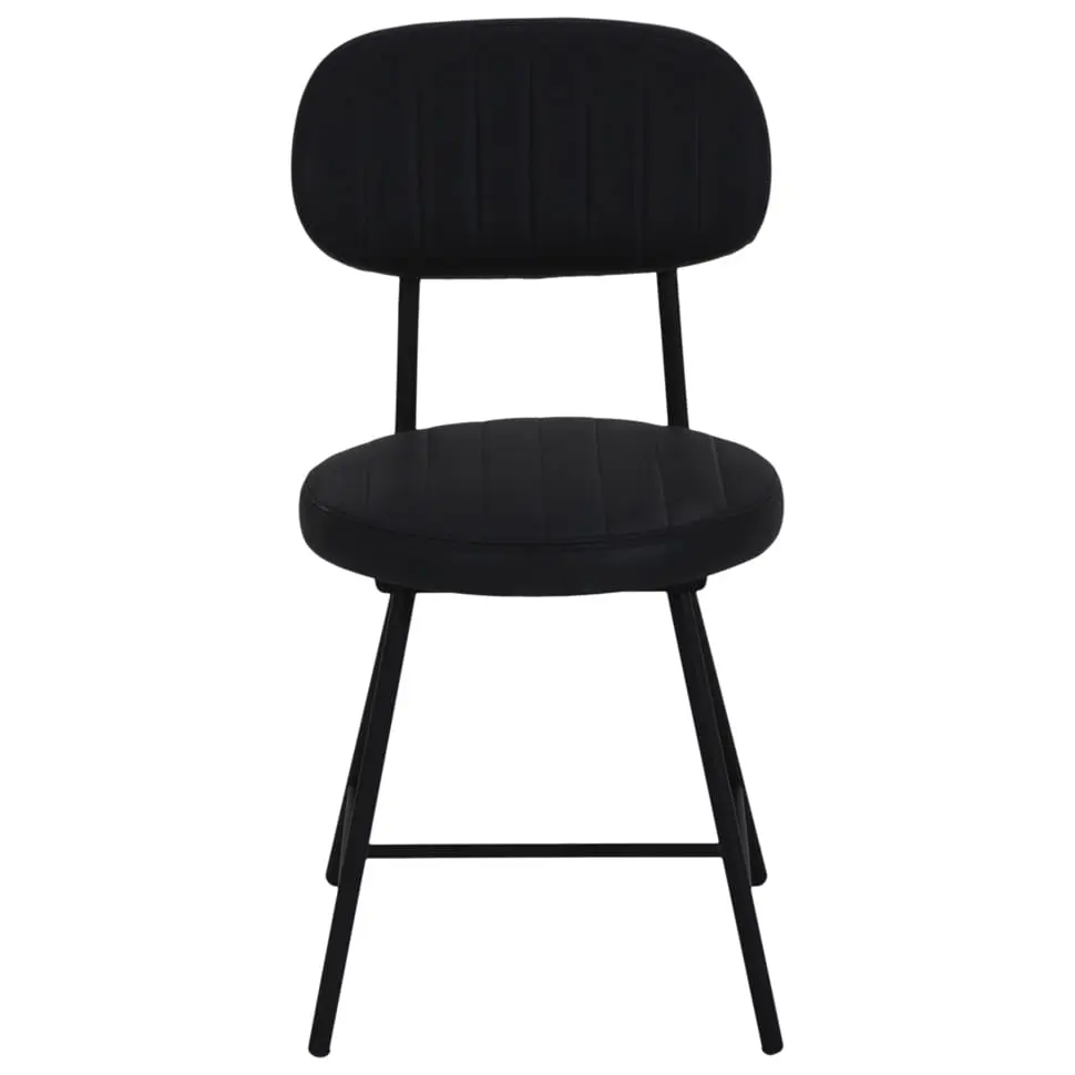 CADEIRA DE JANTAR DINER - PRETO/PRETO - Foto 2