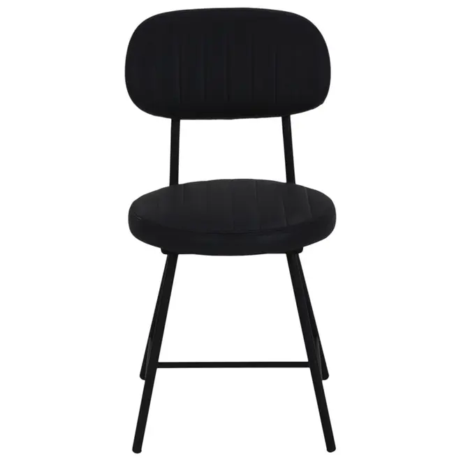 CADEIRA DE JANTAR DINER - PRETO/PRETO - Foto 2