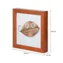 QUADRO 28 CM X 28 CM FOLHA LEVEZA - NOZES/MULTICOR - Foto 3