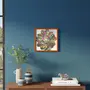 QUADRO 40 CM X 40 CM FOLHA MANDALA - NOZES/MULTICOR - Foto 4