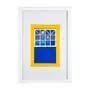 QUADRO 30 CM X 44 CM JANELAS I - BRANCO/MULTICOR - Foto 1