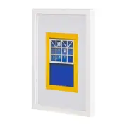 QUADRO 30 CM X 44 CM JANELAS I - BRANCO/MULTICOR - Foto 2
