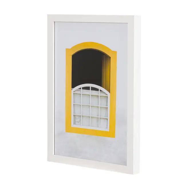 QUADRO 30 CM X 44 CM JANELAS II - BRANCO/MULTICOR - Foto 2