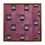 QUADRO ROSE I 42 CM X 42 CM - COBRE/RODONITA - Foto 1