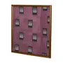 QUADRO ROSE I 42 CM X 42 CM - COBRE/RODONITA - Foto 2