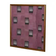 QUADRO ROSE I 42 CM X 42 CM - COBRE/RODONITA - Foto 2
