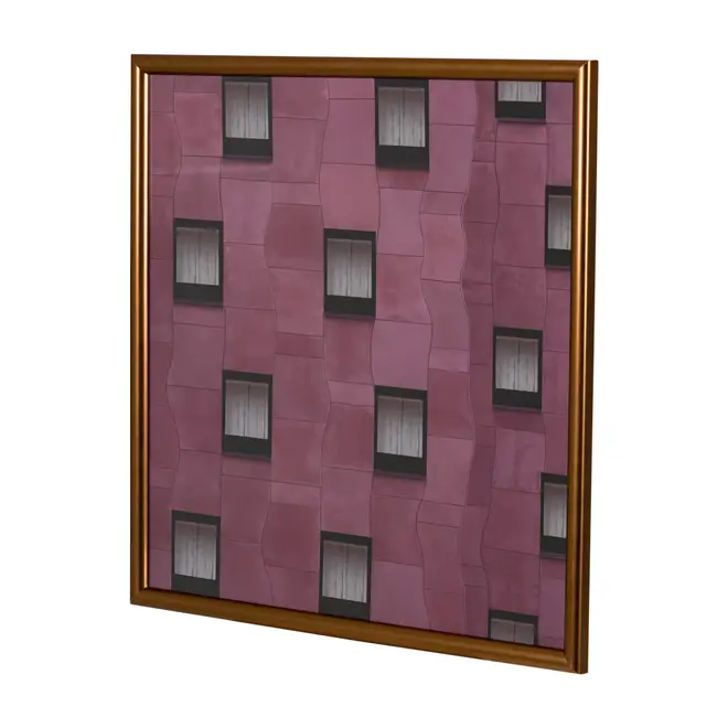 QUADRO ROSE I 42 CM X 42 CM - COBRE/RODONITA - Foto 2