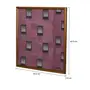 QUADRO ROSE I 42 CM X 42 CM - COBRE/RODONITA - Foto 3