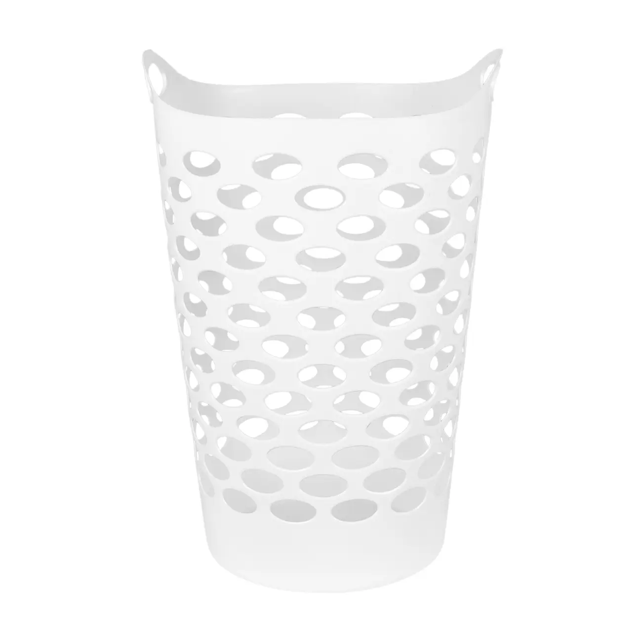 CESTO PARA ROUPA FLEXIS - BRANCO - Foto 1