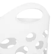 CESTO PARA ROUPA FLEXIS - BRANCO - Foto 4
