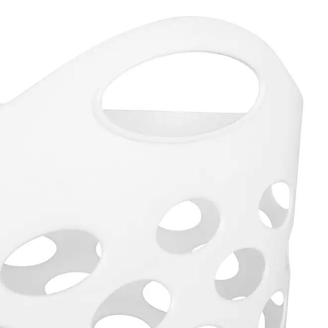 CESTO PARA ROUPA FLEXIS - BRANCO - Foto 4