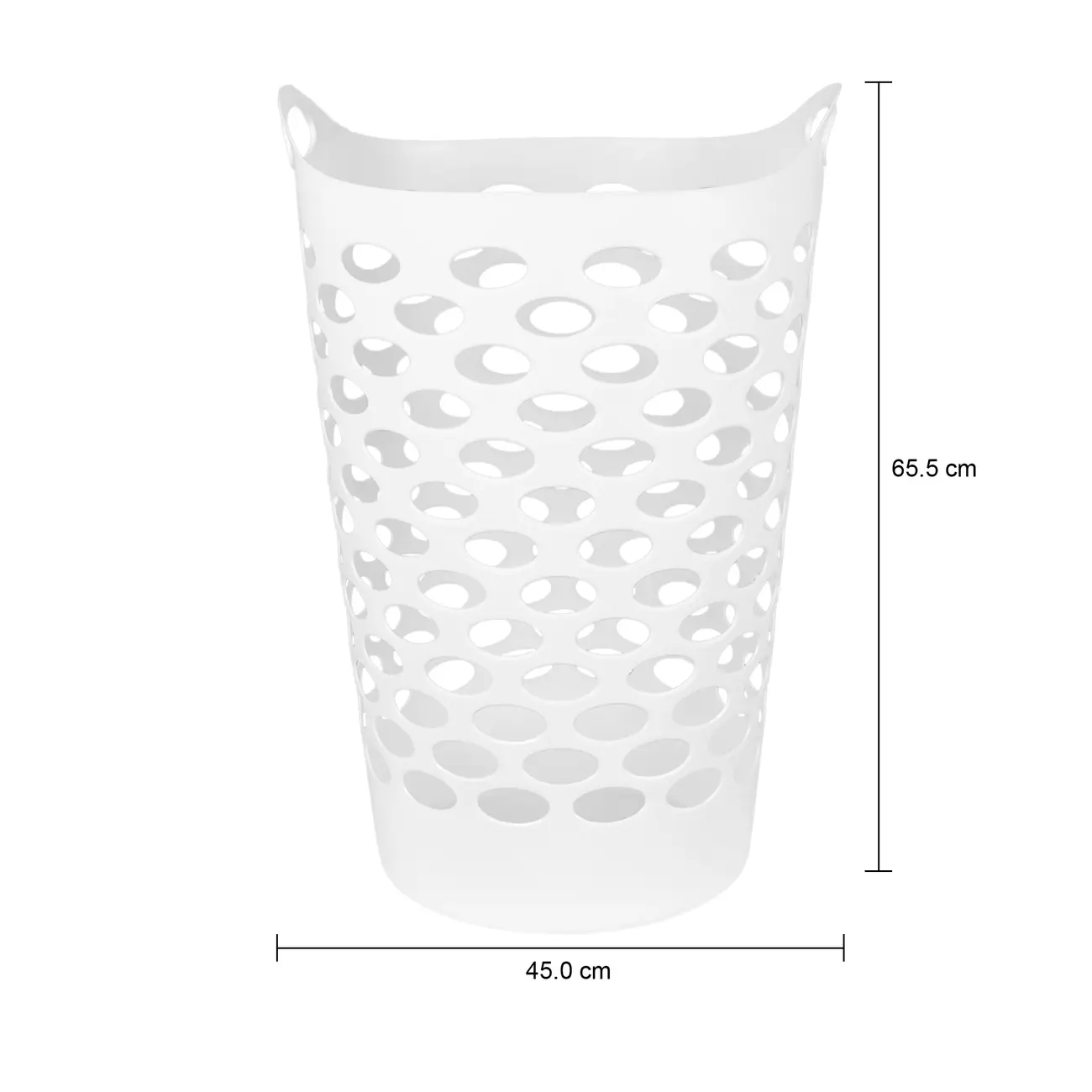 CESTO PARA ROUPA FLEXIS - BRANCO - Foto 6