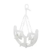 VARAL COM 16 PRENDEDORES HANG 'N HOLD - BRANCO TRANSLUCIDO - Foto 2