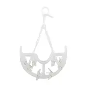 VARAL COM 16 PRENDEDORES HANG 'N HOLD - BRANCO TRANSLUCIDO - Foto 4