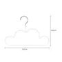 CABIDE INFANTIL COM 5 TURNED CLOUD - BRANCO - Foto 5
