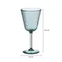TAÇA ÁGUA/VINHO 300 ML DRUM - AZUL - Foto 4