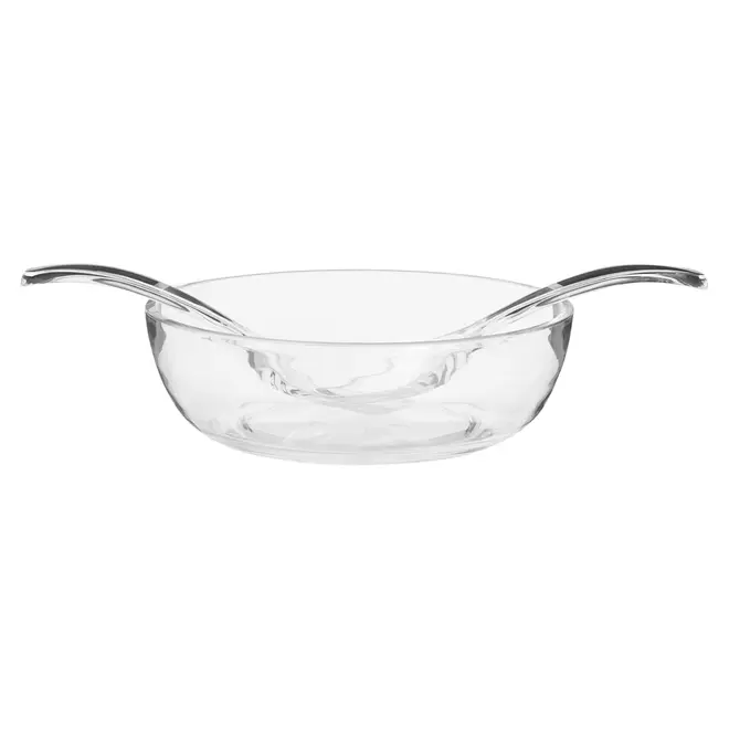 SALADEIRA 28 CM COM TALHERES GAUZY - INCOLOR - Foto 1