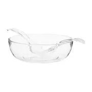 SALADEIRA 28 CM COM TALHERES GAUZY - INCOLOR - Foto 2