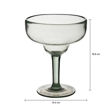 Imagem com medidas do produto TAÇA MARGARITA 560 ML CYCLE