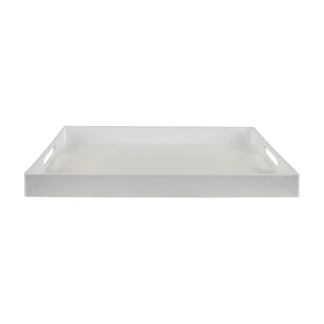 BANDEJA 40 CM X 26 CM NOIR - BRANCO - Foto 1