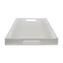 BANDEJA 40 CM X 26 CM NOIR - BRANCO - Foto 2