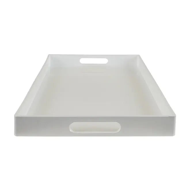 BANDEJA 40 CM X 26 CM NOIR - BRANCO - Foto 2