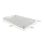 BANDEJA 40 CM X 26 CM NOIR - BRANCO - Foto 5