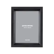 PORTA-RETRATO 13 CMX 18 CM MAIN - PRETO - Foto 1