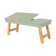 MESA PARA NOTEBOOK ALENTO - AMÊNDOA/SÁLVIA - Foto 4