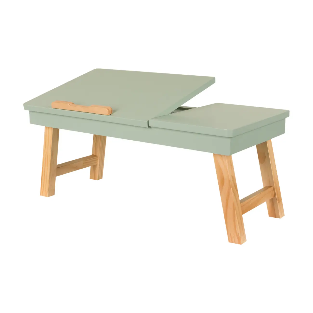 MESA PARA NOTEBOOK ALENTO - AMÊNDOA/SÁLVIA - Foto 4