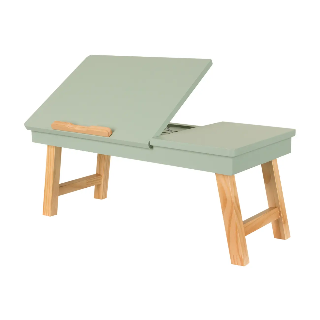 MESA PARA NOTEBOOK ALENTO - AMÊNDOA/SÁLVIA - Foto 5