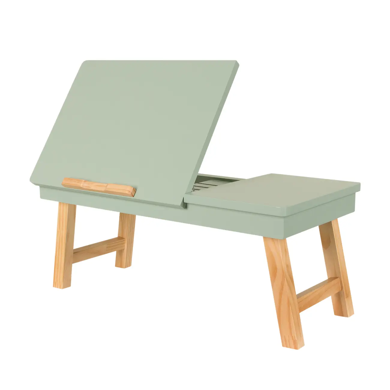 MESA PARA NOTEBOOK ALENTO - AMÊNDOA/SÁLVIA - Foto 7