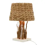 LUMINÁRIA MESA CAFEZAL G C/CUP TABOA P - BRANCO/FIBRA CLARA - Foto 1