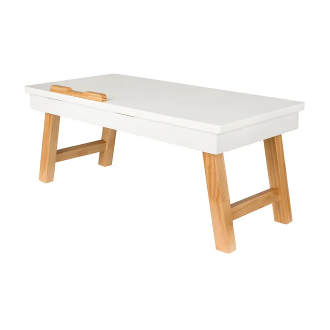 MESA PARA NOTEBOOK ALENTO - AMÊNDOA/BRANCO - Foto 3