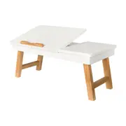 MESA PARA NOTEBOOK ALENTO - AMÊNDOA/BRANCO - Foto 4