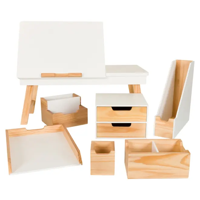 MESA PARA NOTEBOOK ALENTO - AMÊNDOA/BRANCO - Foto 11