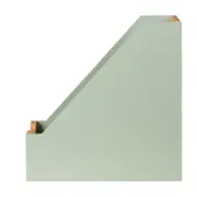 CAIXA ARQUIVO PORTA-REVISTAS ALENTO - AMÊNDOA/SÁLVIA - Foto 2