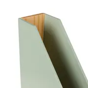 CAIXA ARQUIVO PORTA-REVISTAS ALENTO - AMÊNDOA/SÁLVIA - Foto 6