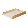 PORTA-PAPEL DE MESA ALENTO - AMÊNDOA/BRANCO - Foto 1