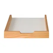 PORTA-PAPEL DE MESA ALENTO - AMÊNDOA/BRANCO - Foto 3
