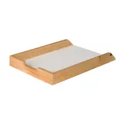 PORTA-PAPEL DE MESA ALENTO - AMÊNDOA/BRANCO - Foto 4