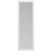 ESPELHO 42 CM X 1,28 M NOBLE - BRANCO - Foto 1