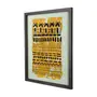 LASCAUX QUADRO 43 CM X 53 CM - PRETO/ZAFFRON - Foto 2