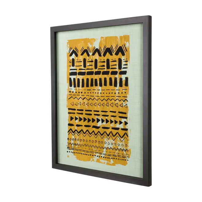 LASCAUX QUADRO 43 CM X 53 CM - PRETO/ZAFFRON - Foto 2