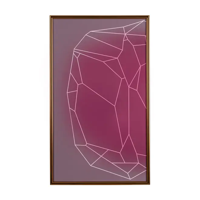QUADRO DRUSE I 45 CM X 75 CM - COBRE/RODONITA - Foto 1
