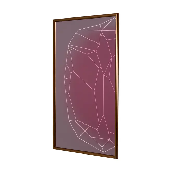 QUADRO DRUSE I 45 CM X 75 CM - COBRE/RODONITA - Foto 2