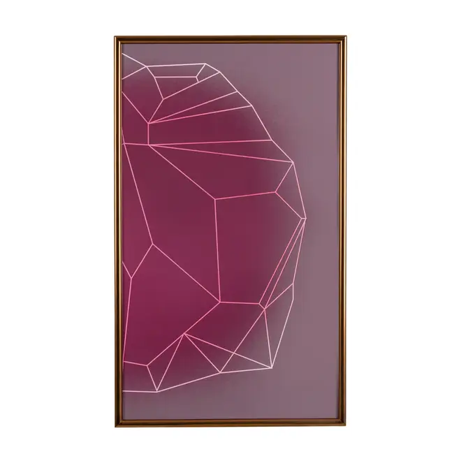 QUADRO DRUSE II 45 CM X 75 CM - COBRE/RODONITA - Foto 1