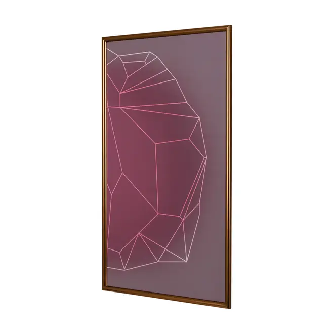 QUADRO DRUSE II 45 CM X 75 CM - COBRE/RODONITA - Foto 2