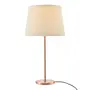 LUMINÁRIA MESA LUMI-ROUND C/CUP P - COBRE/NATURAL - Foto 2